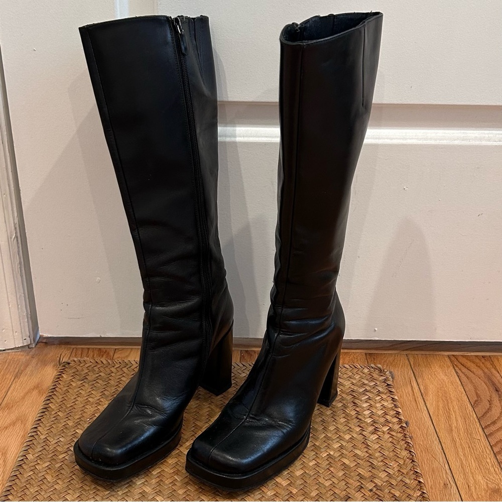 vintage Charles David knee high boot